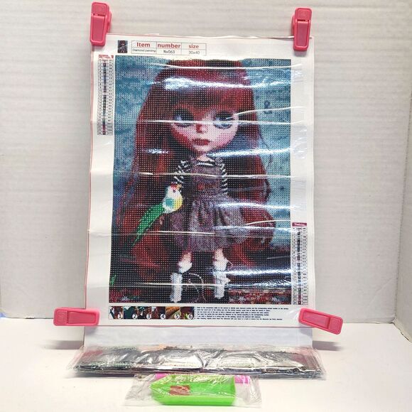 5D DIY Diamond Painting Big Eye Girl Doll NX063 - Picture 3 of 4